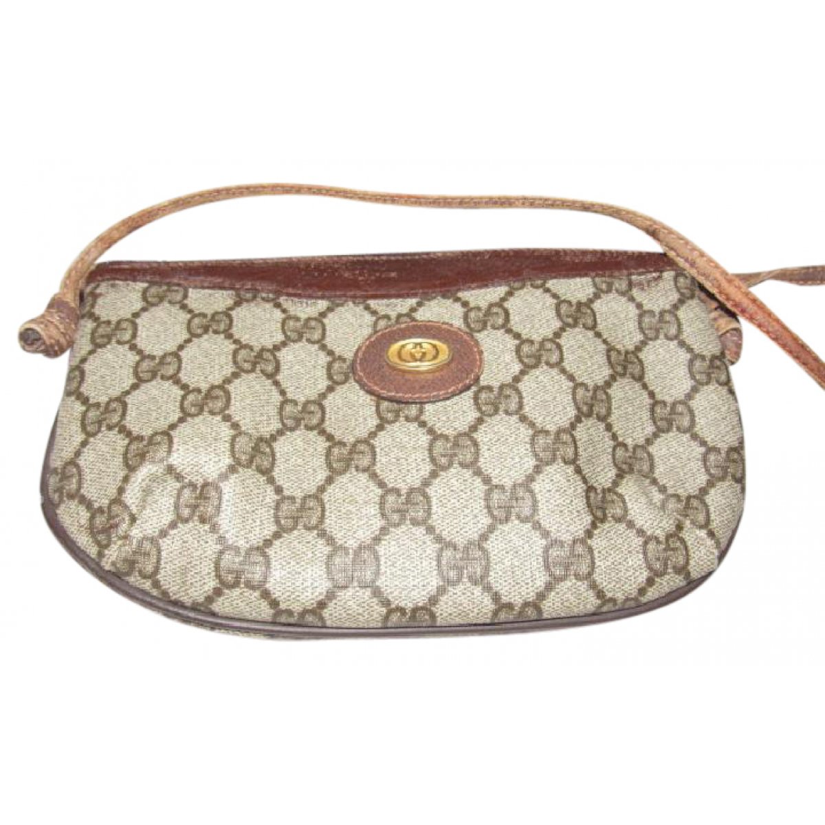 Ophidia Round leather crossbody bag
