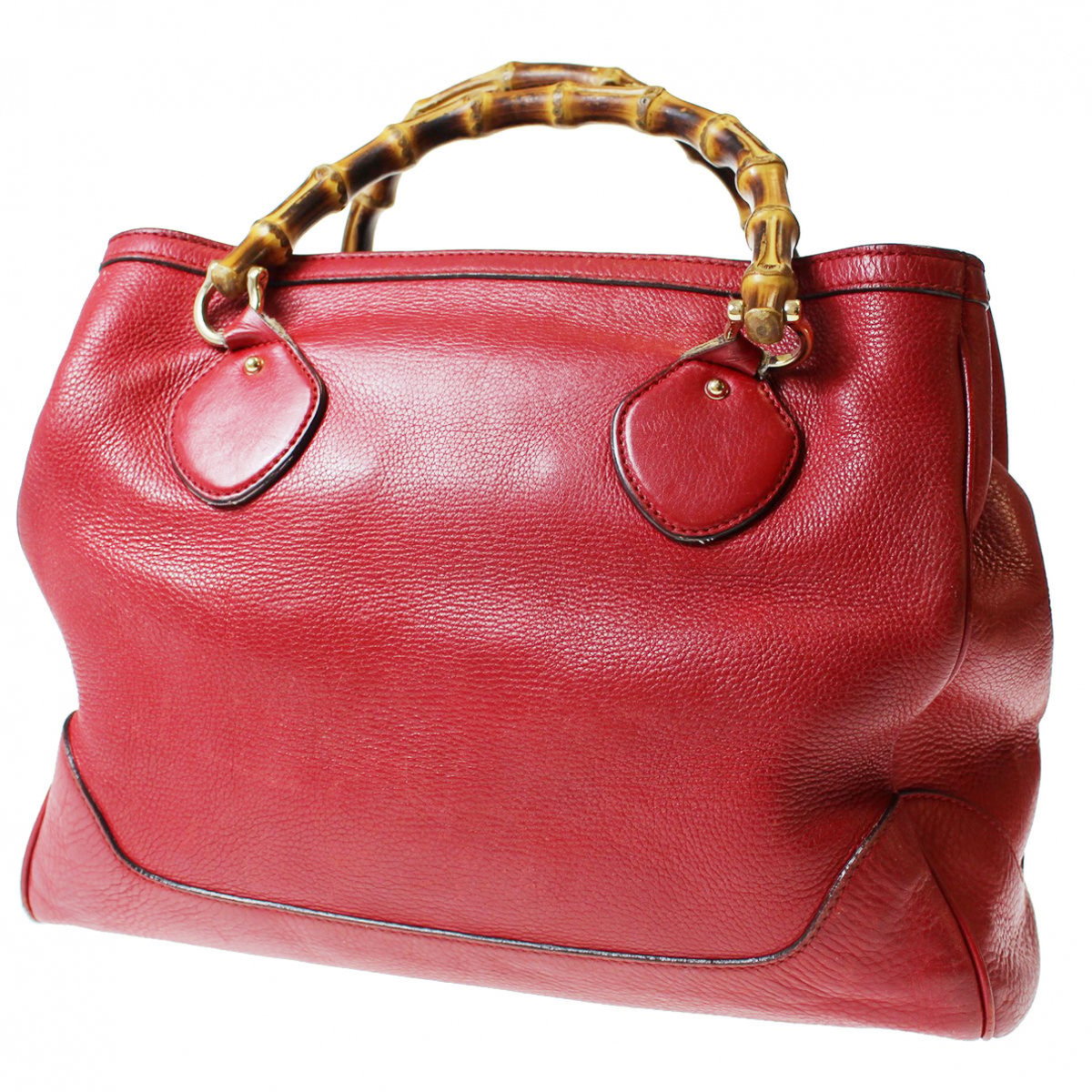 Bamboo Shopper leather tote