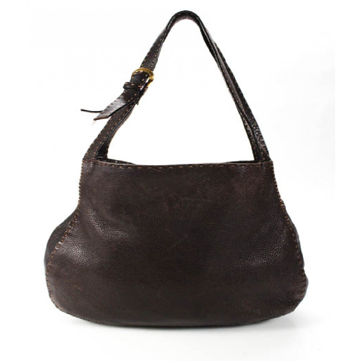 Oyster leather handbag