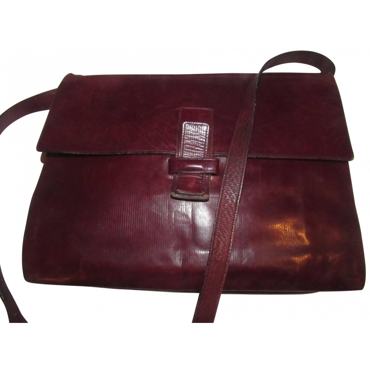 Baguette Convertible leather handbag