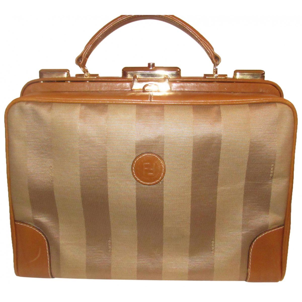 Peekaboo mini pocket leather handbag