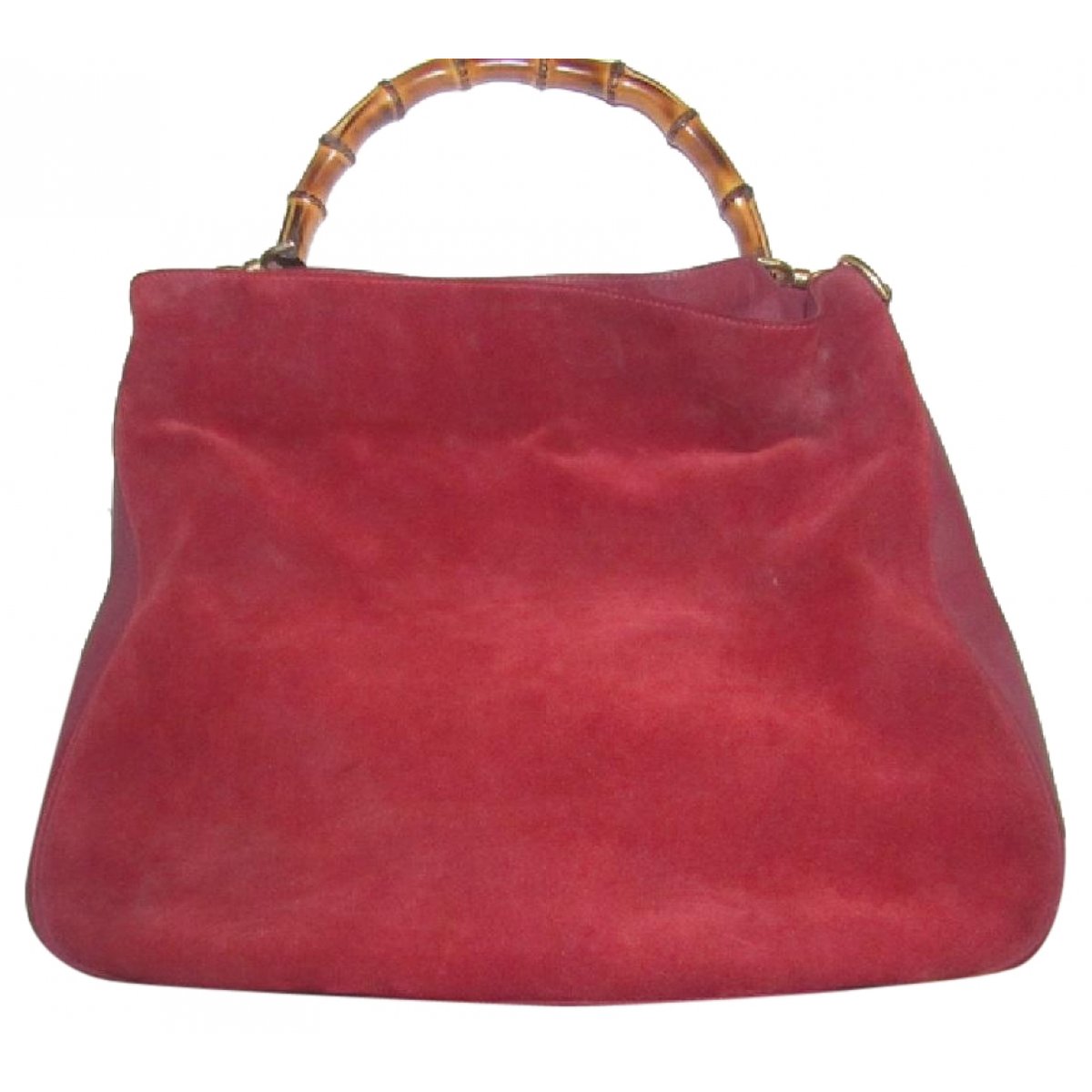 Bamboo Top Handle leather handbag