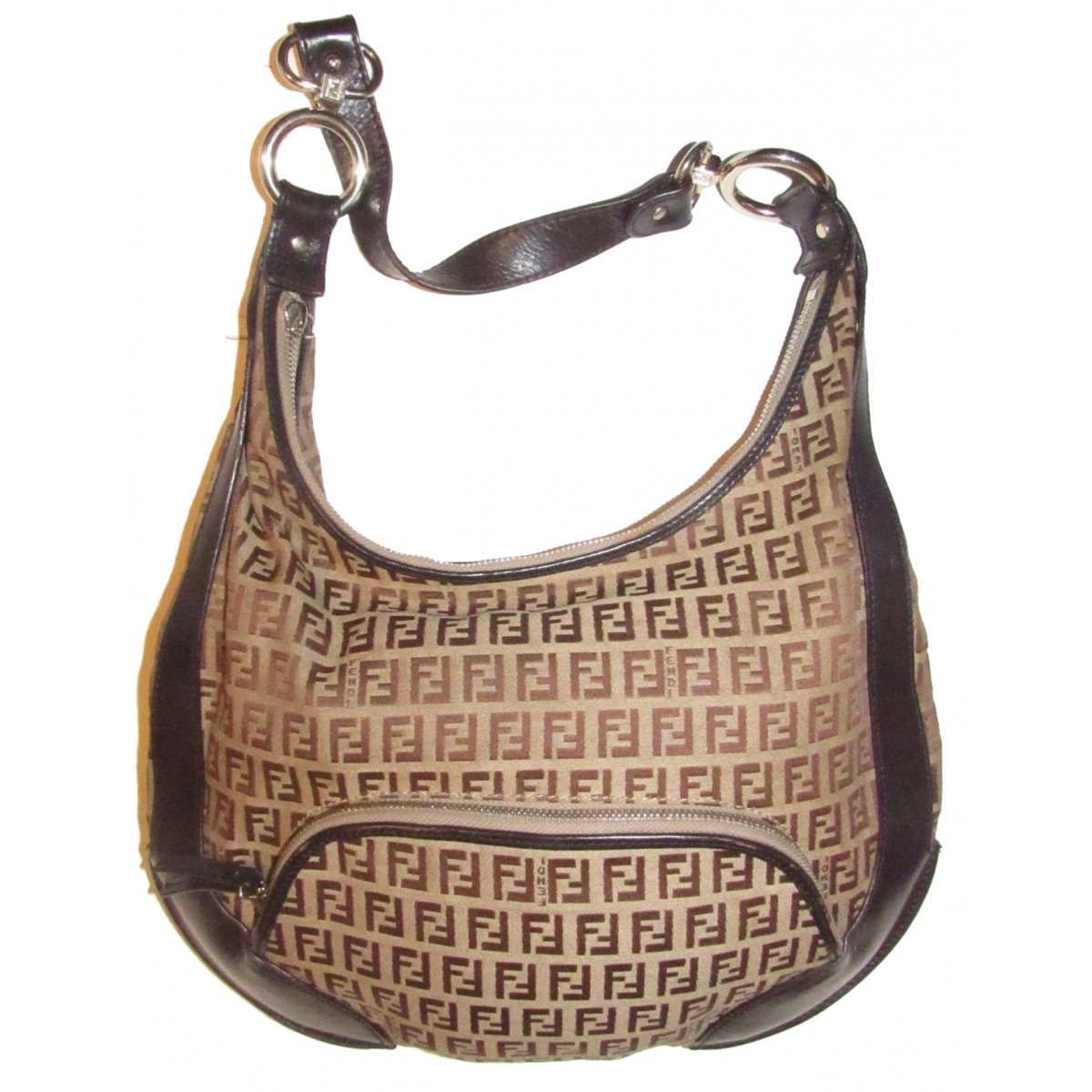 Croissant leather handbag