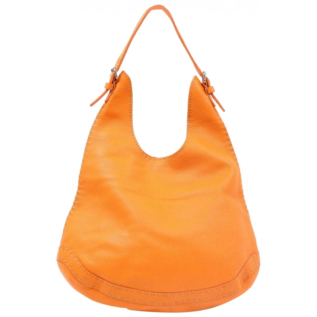 Oyster leather handbag