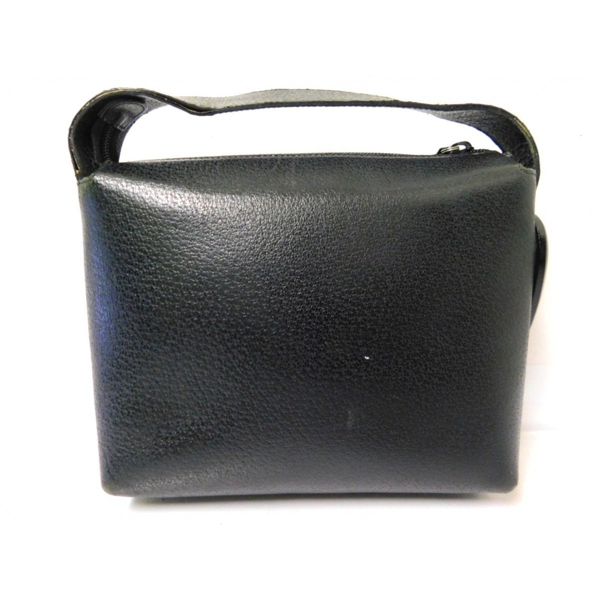 Bamboo Top Handle leather handbag