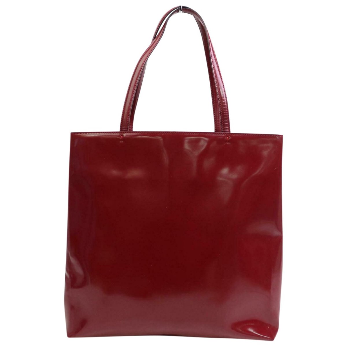 Concept patent leather handbag
