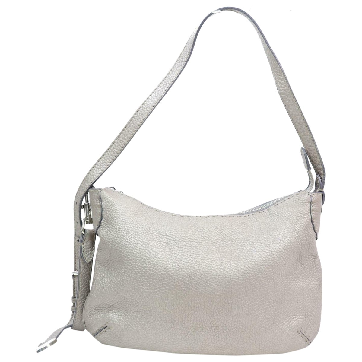 Oyster leather handbag