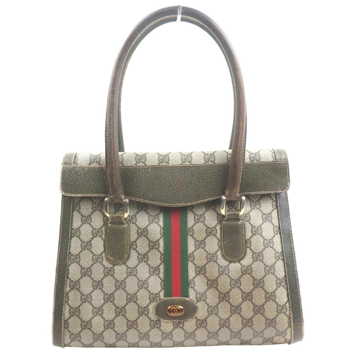 Ophidia Shopping patent leather tote