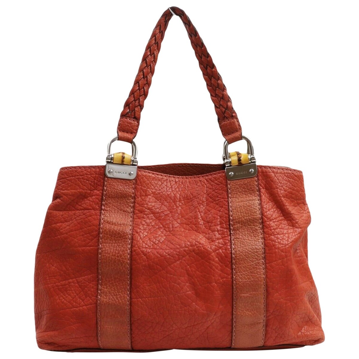 Bamboo Ring leather handbag