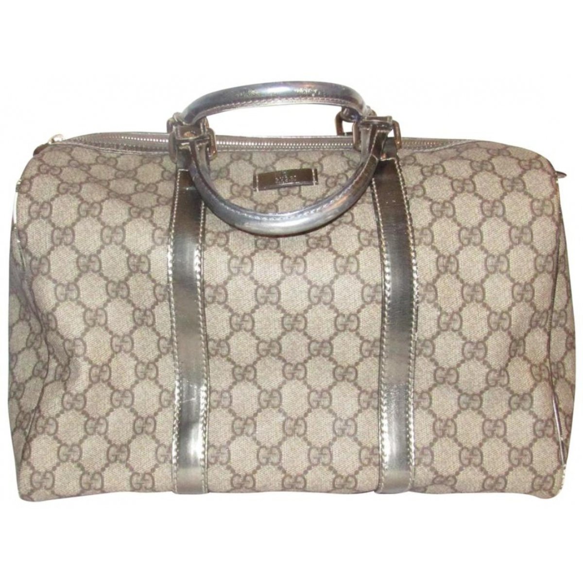 Boston patent leather handbag