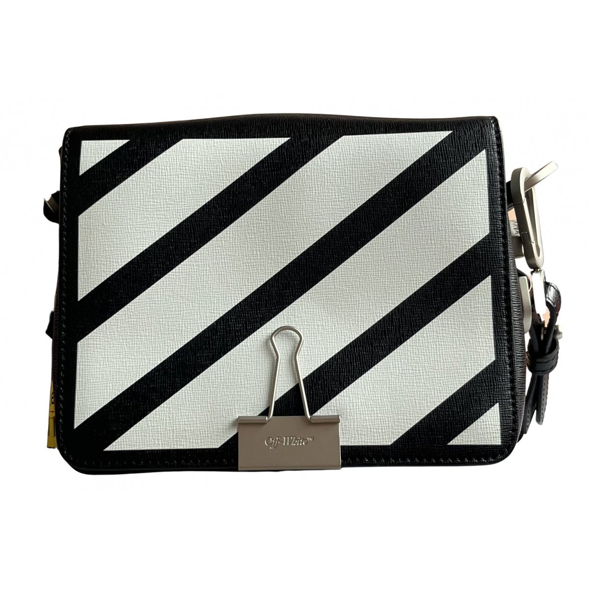Binder leather crossbody bag