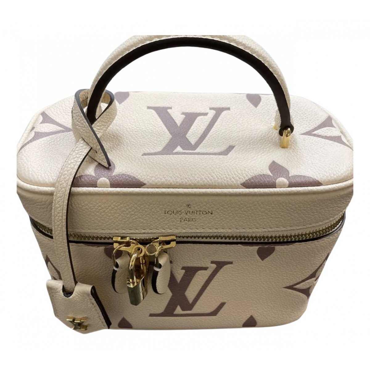 Vanity leather handbag