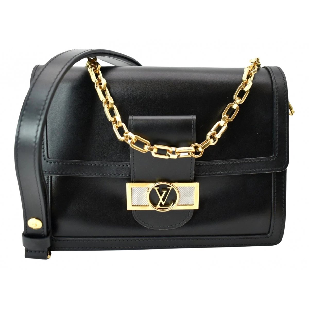 Dauphine leather handbag