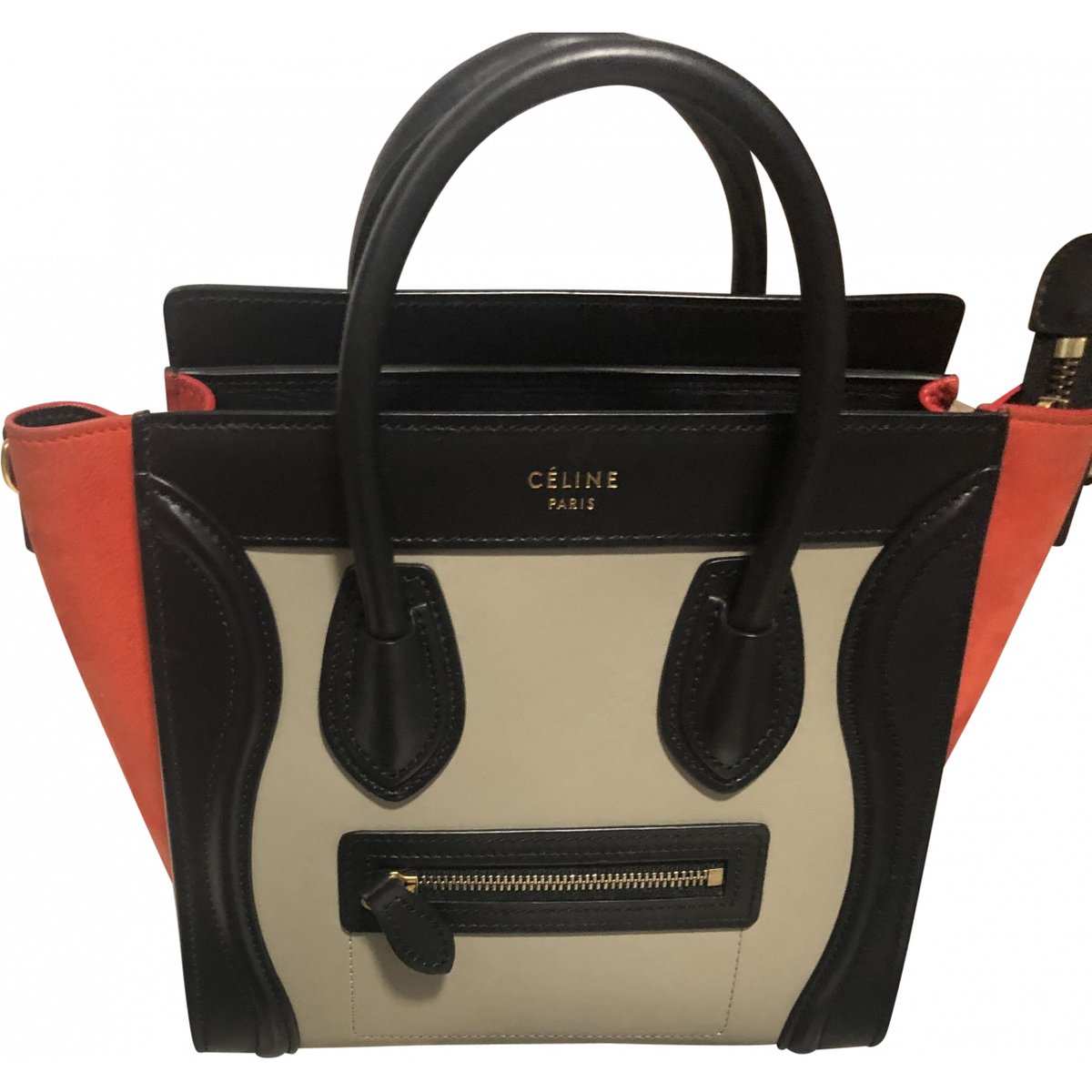 Nano Luggage leather handbag