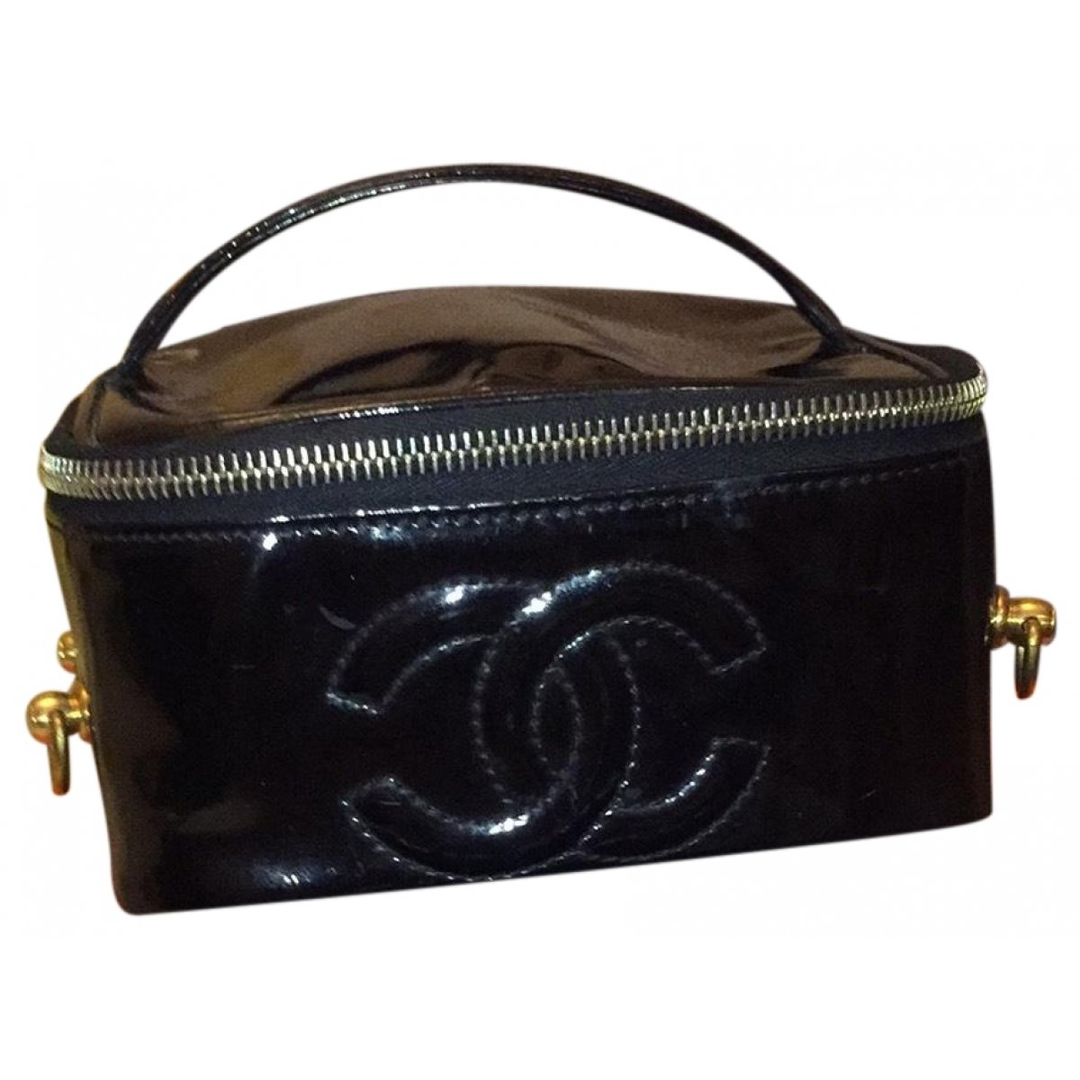 Vanity leather handbag