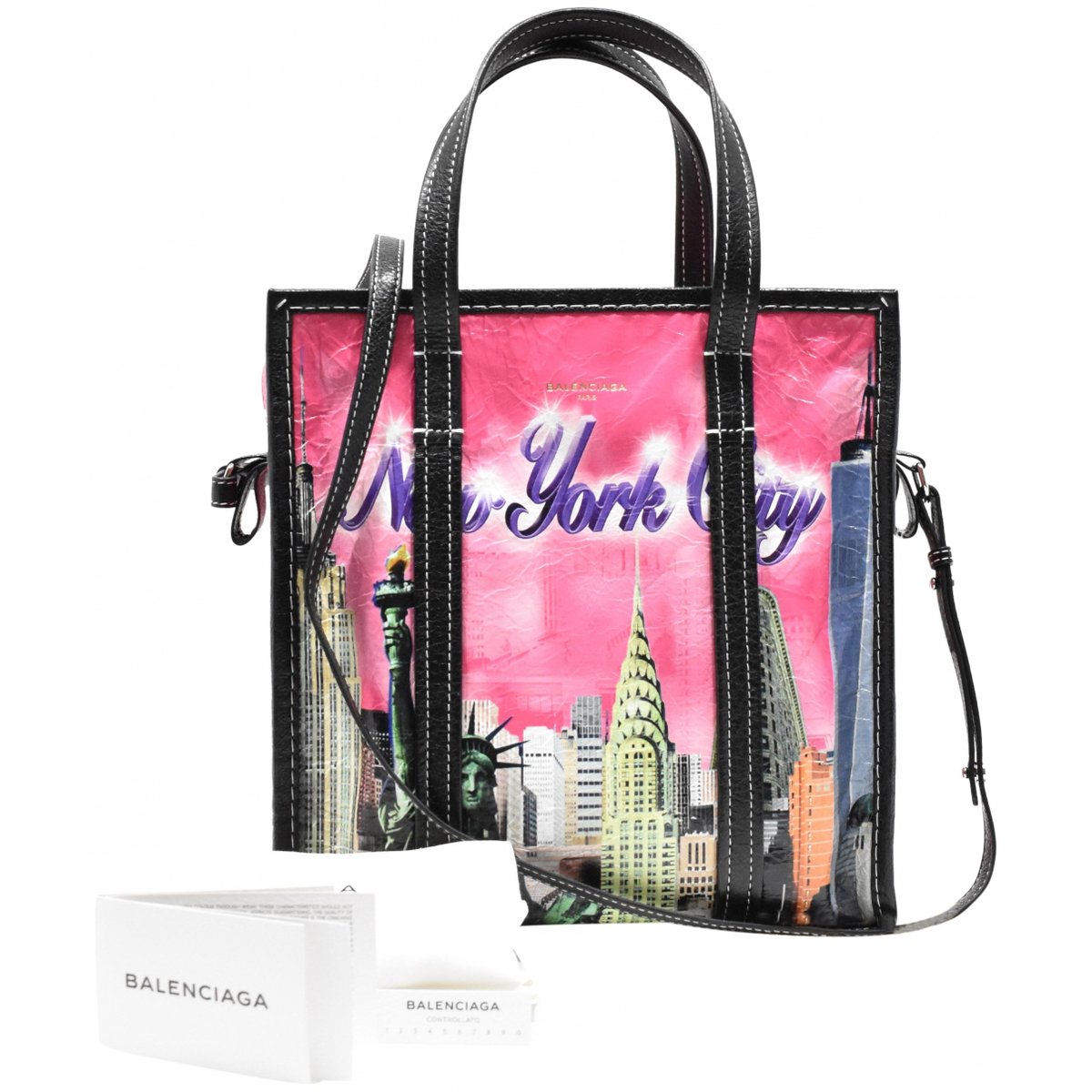 Classic Metalic leather handbag