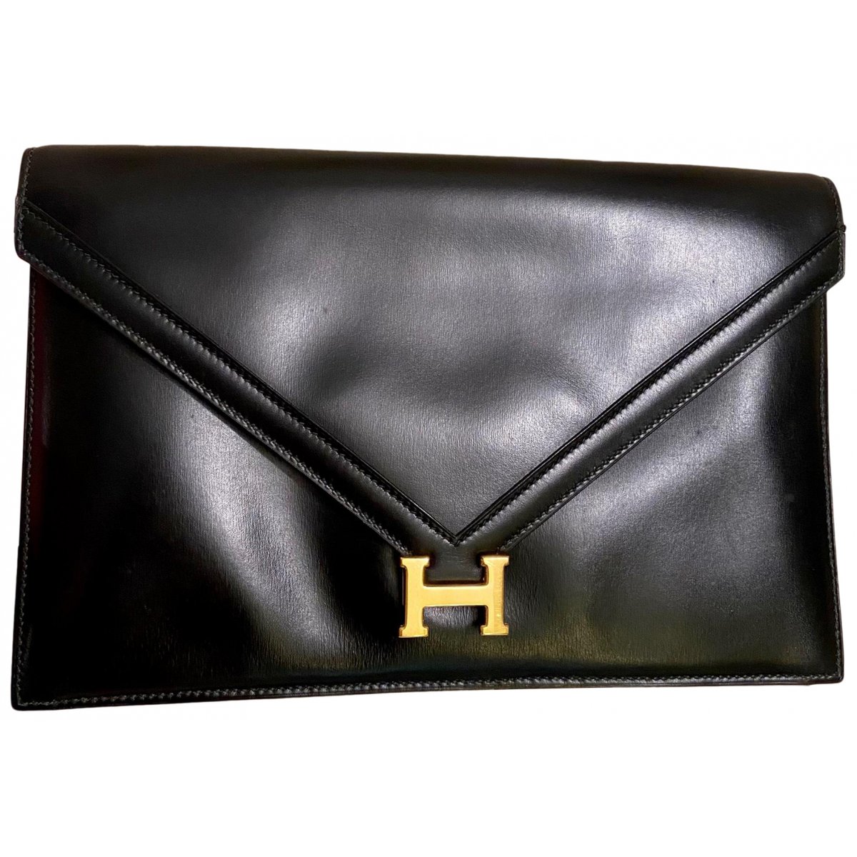 Clic 16 leather clutch bag