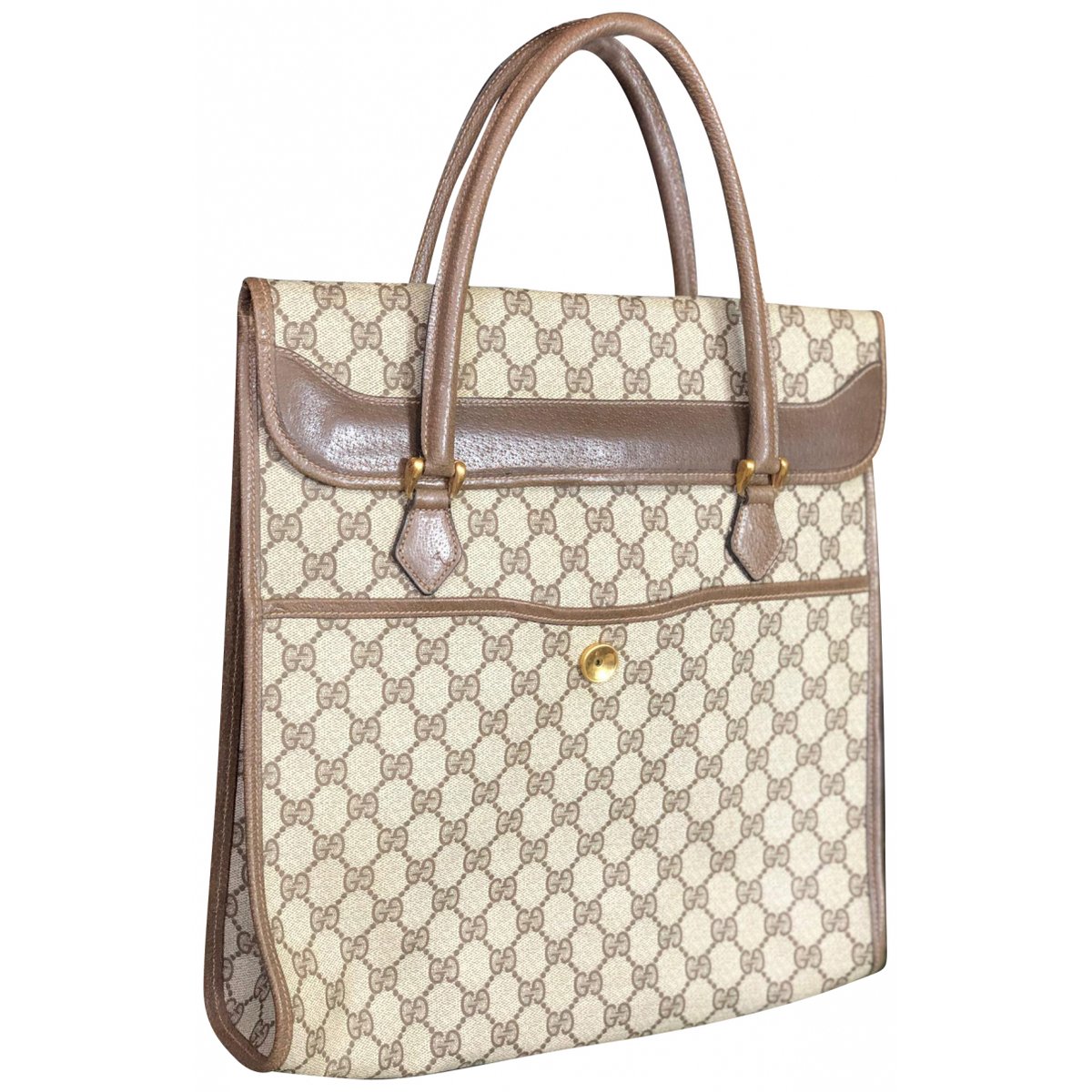 Ophidia Top Handle leather handbag