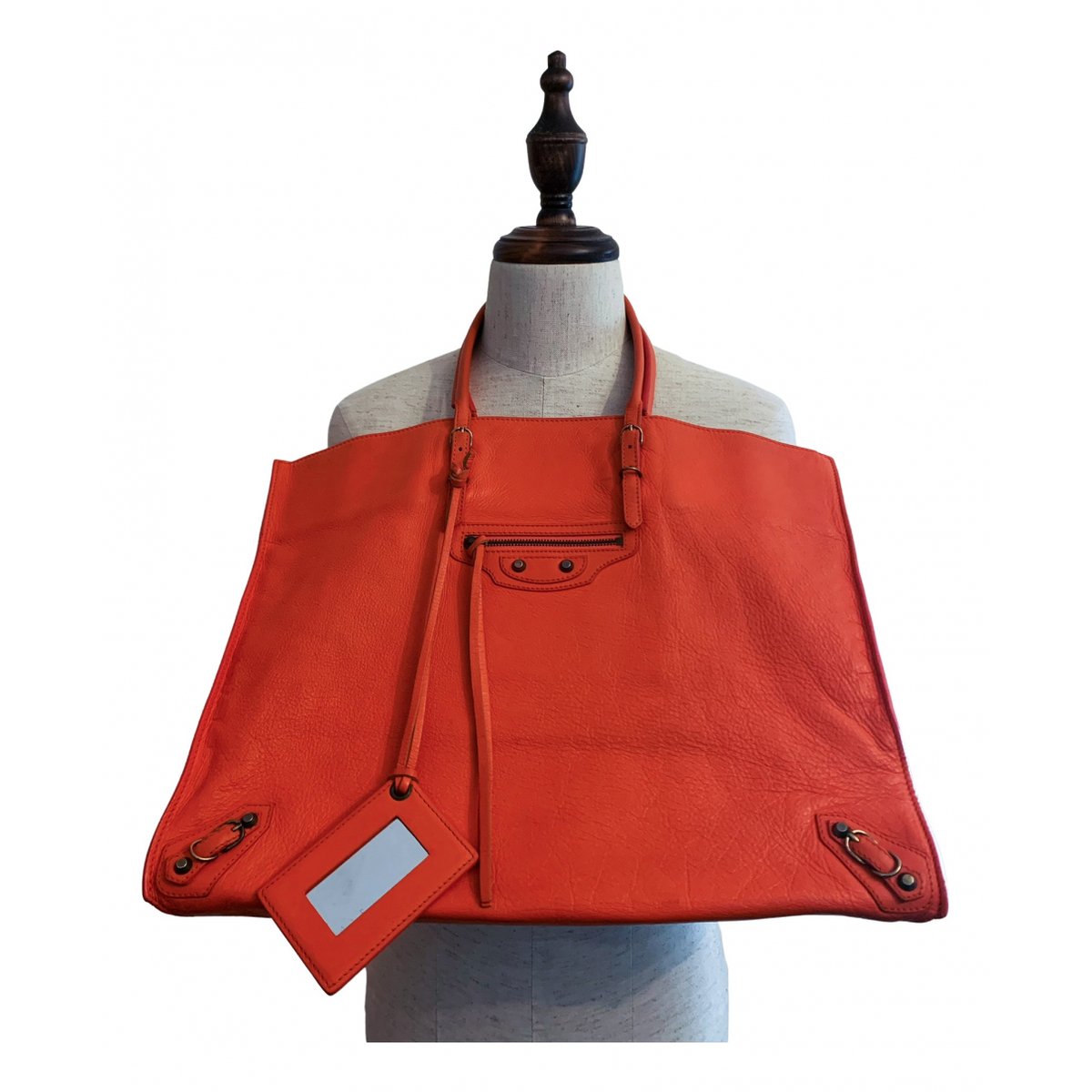 Papier leather tote