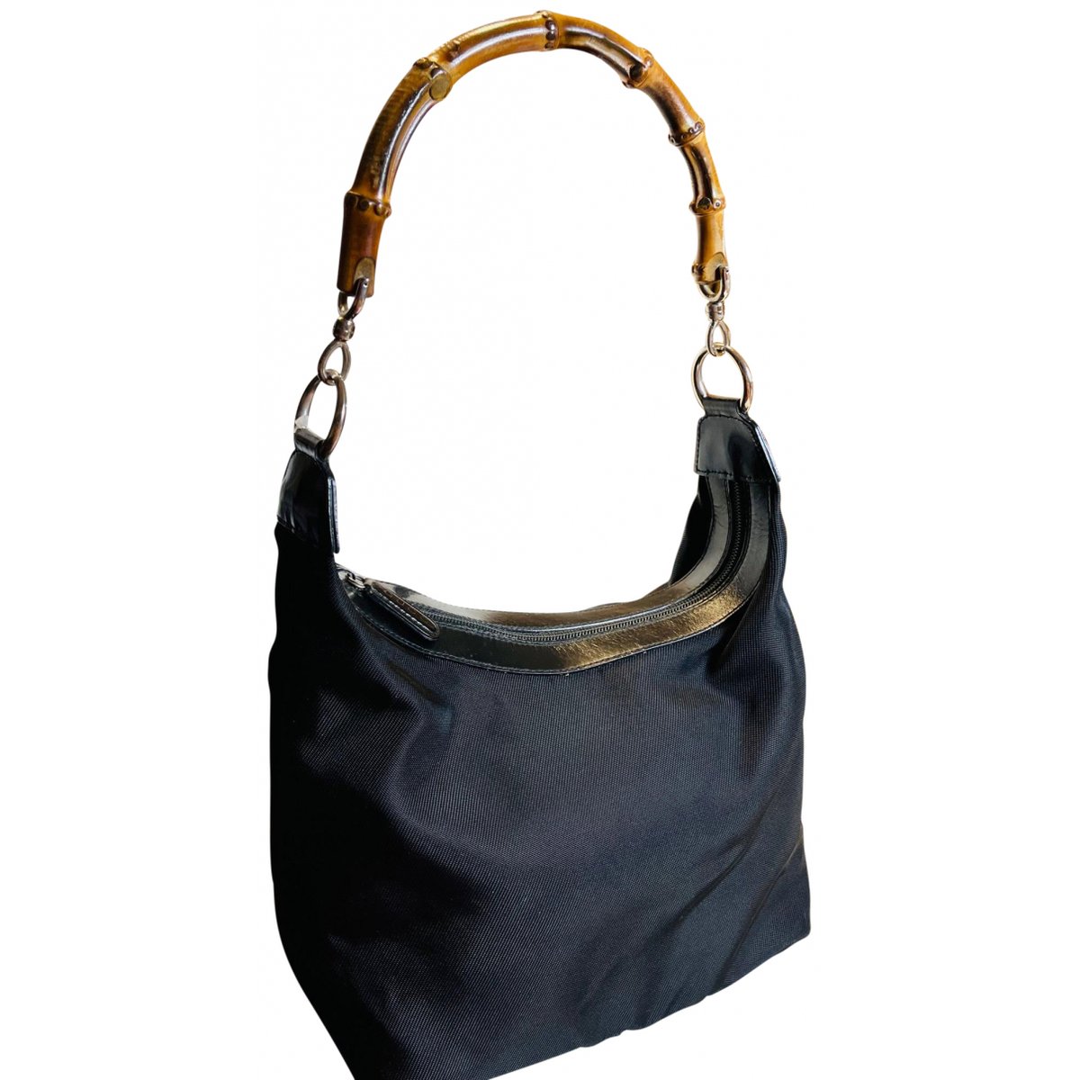 Bamboo Top Handle cloth handbag