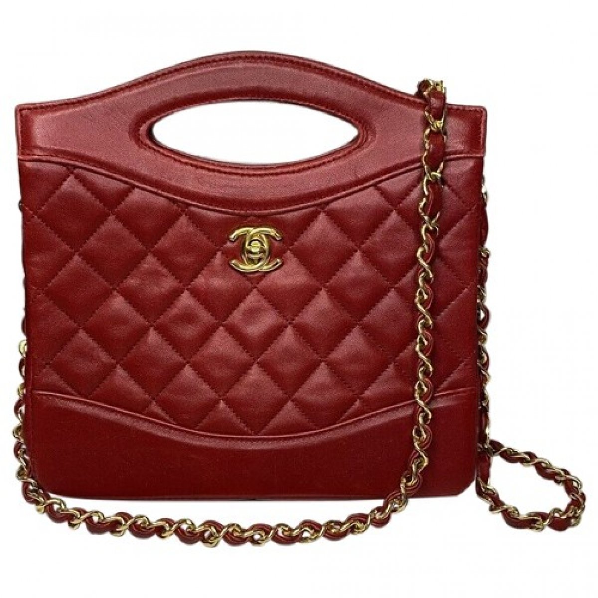 East West Chocolate Bar leather handbag