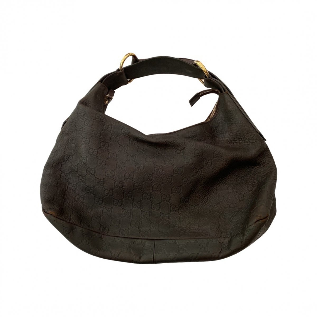 Bamboo Ring leather handbag
