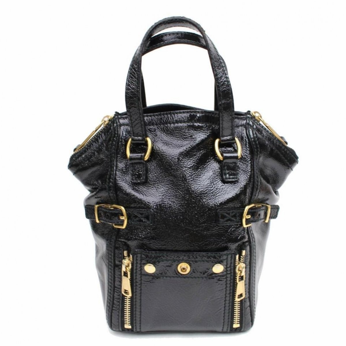 Muse II patent leather handbag