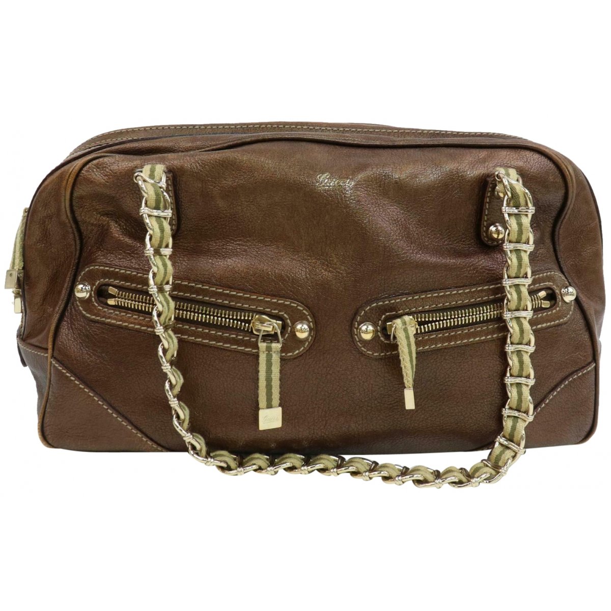 Ophidia Messenger leather handbag