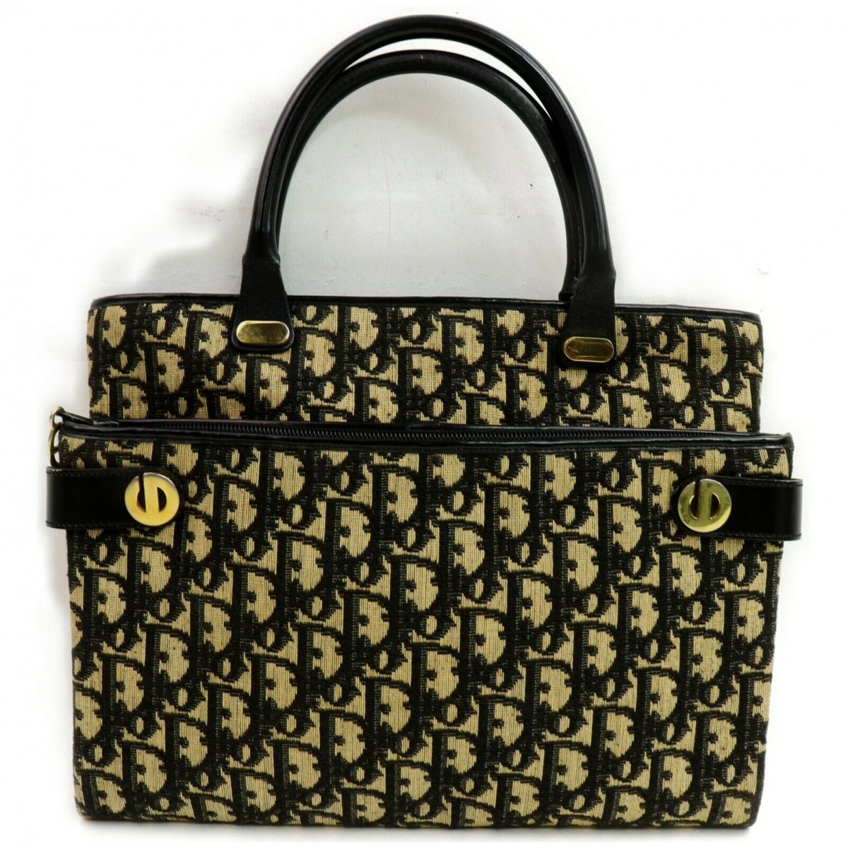 Bowling leather handbag