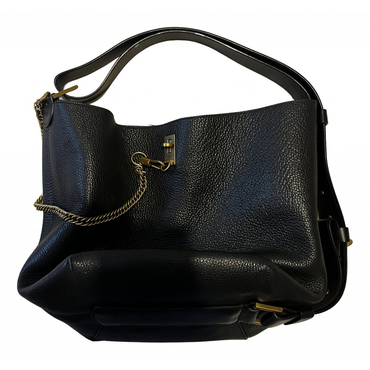 Seau GV Bucket leather handbag