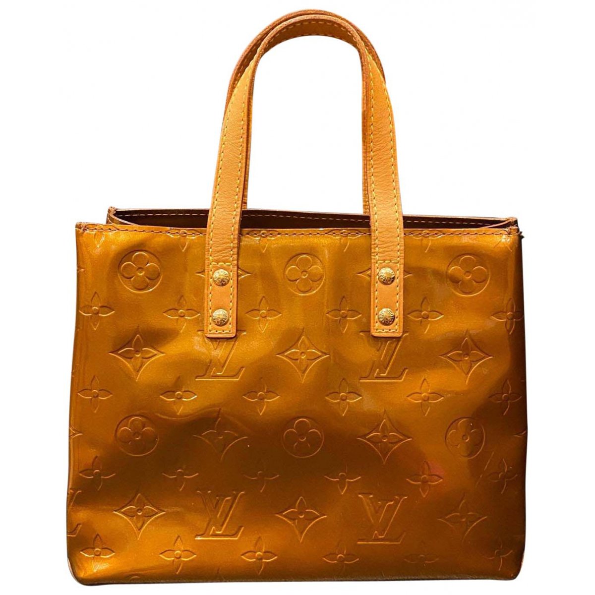 Reade patent leather handbag