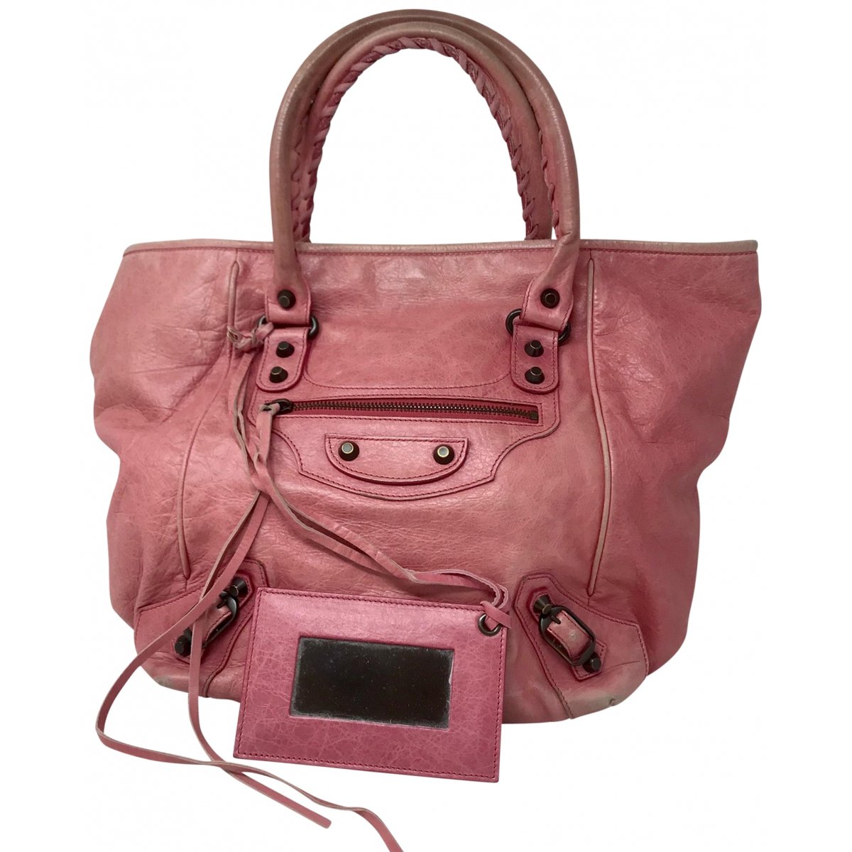 First leather handbag