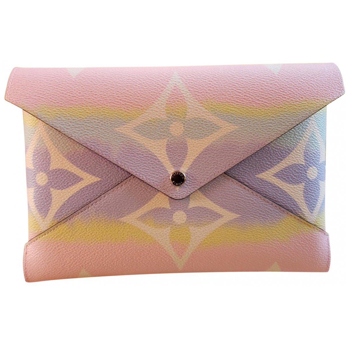 Victoire cloth clutch bag