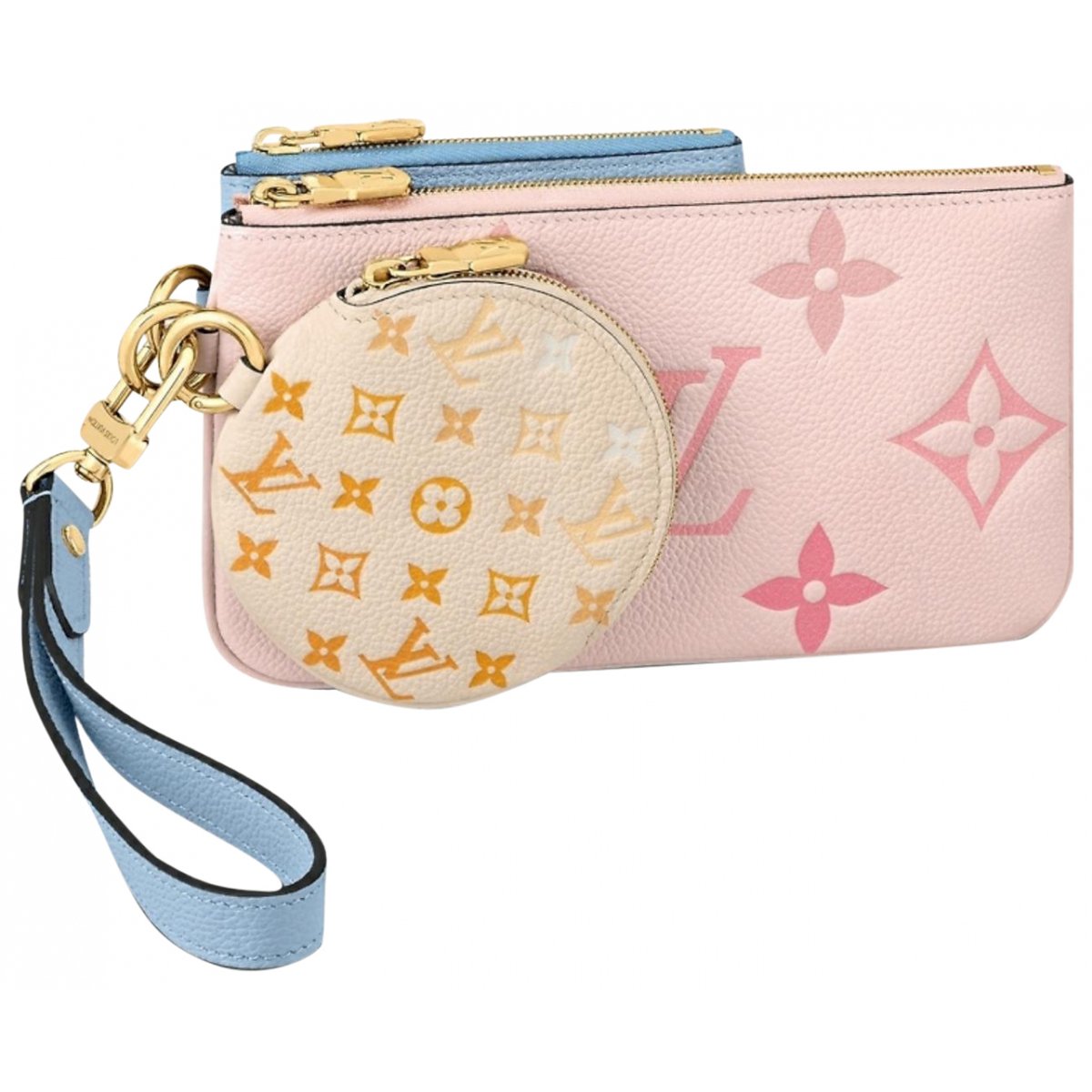 Pochette Voyage leather clutch bag