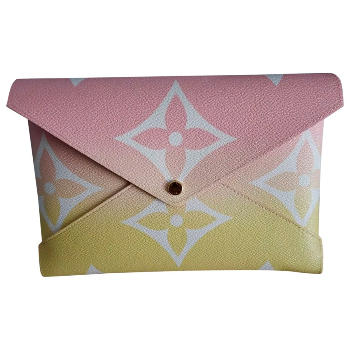 Victoire cloth clutch bag