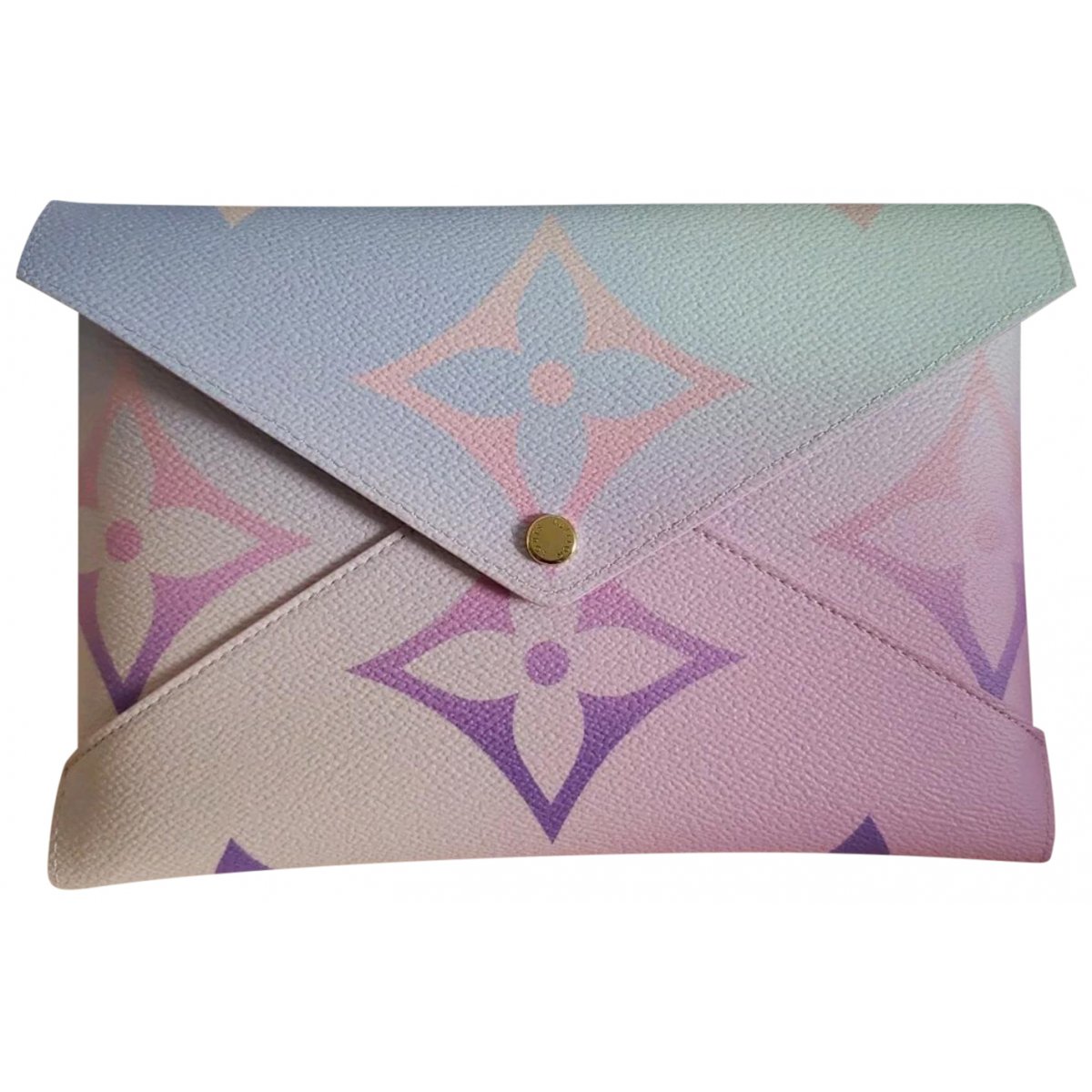 Victoire cloth clutch bag