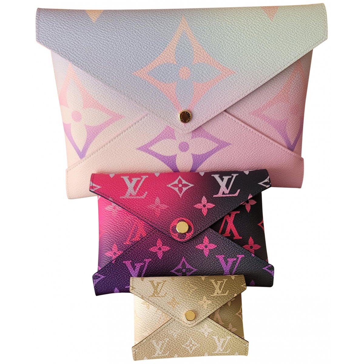 Monceau cloth clutch bag