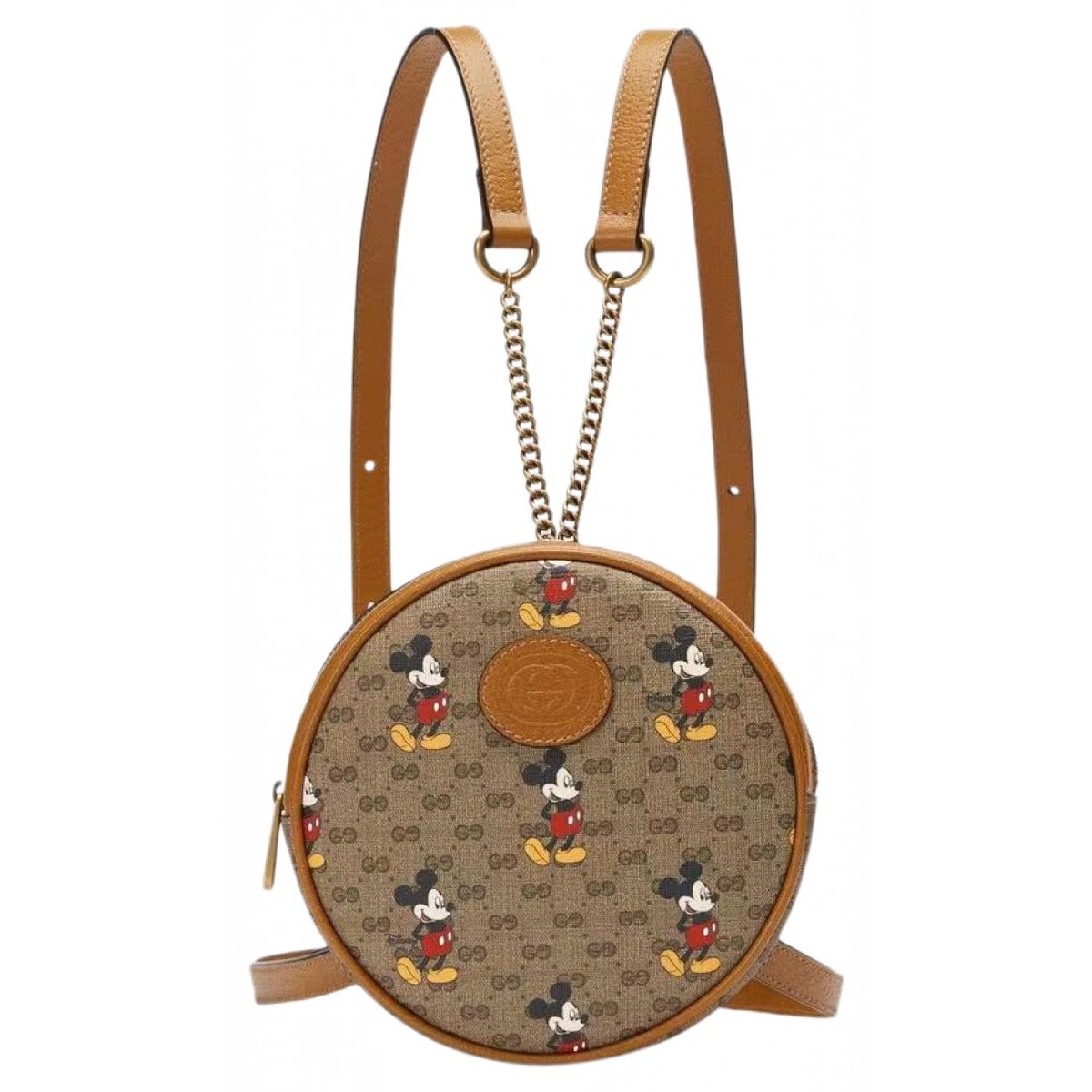 Ophidia Round cloth crossbody bag