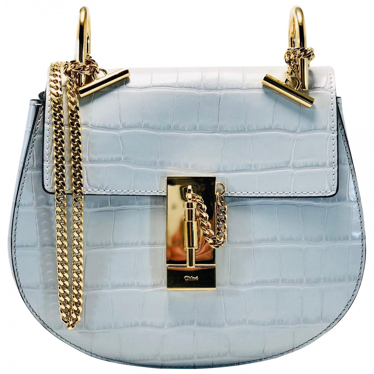 Drew leather crossbody bag