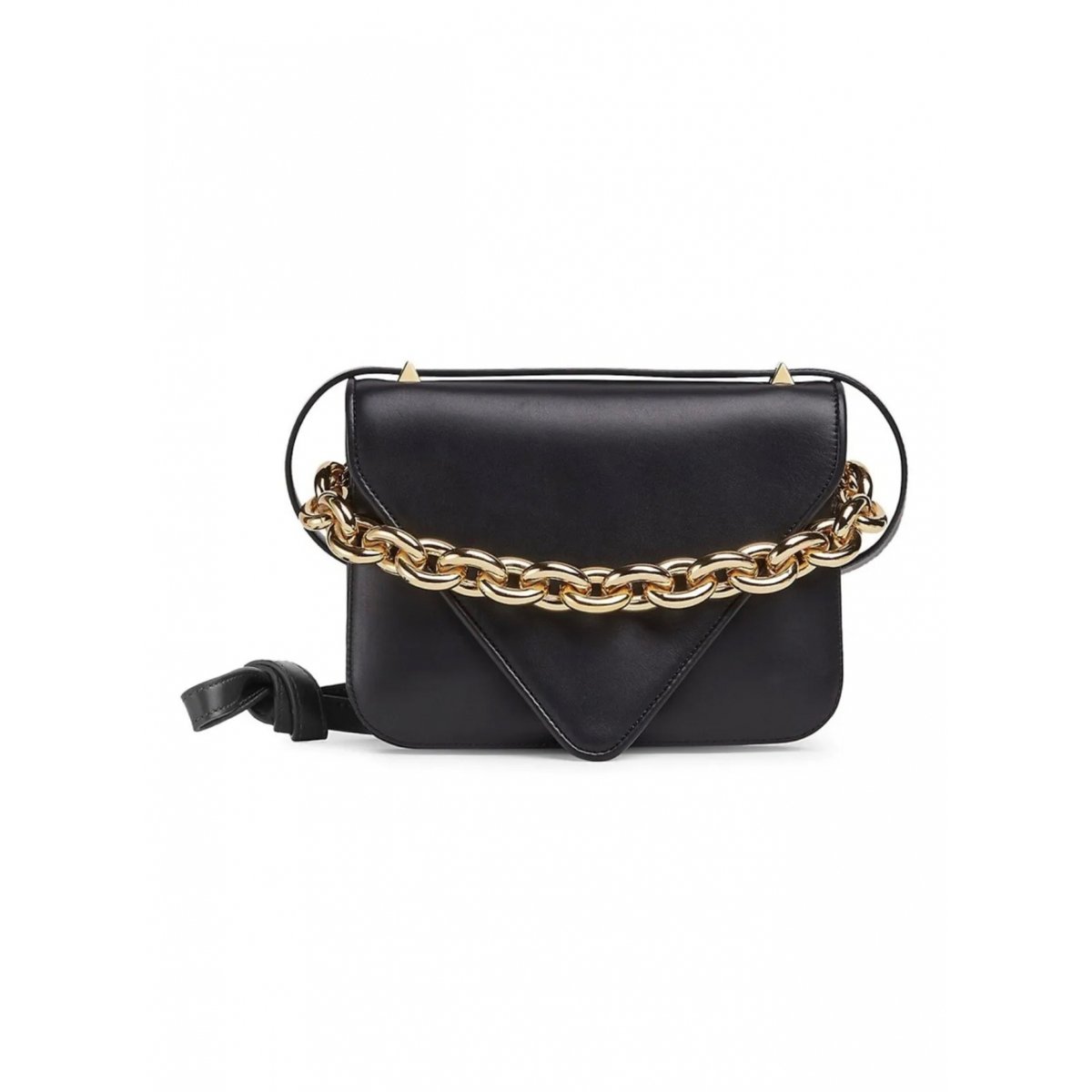 Mount leather crossbody bag