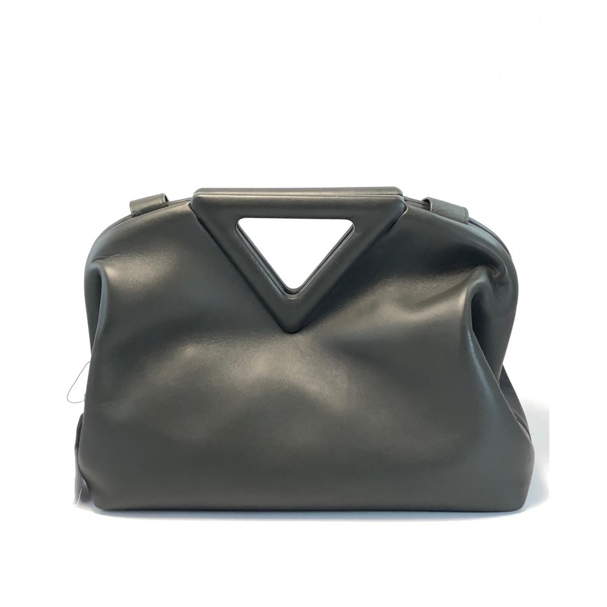 Point leather handbag