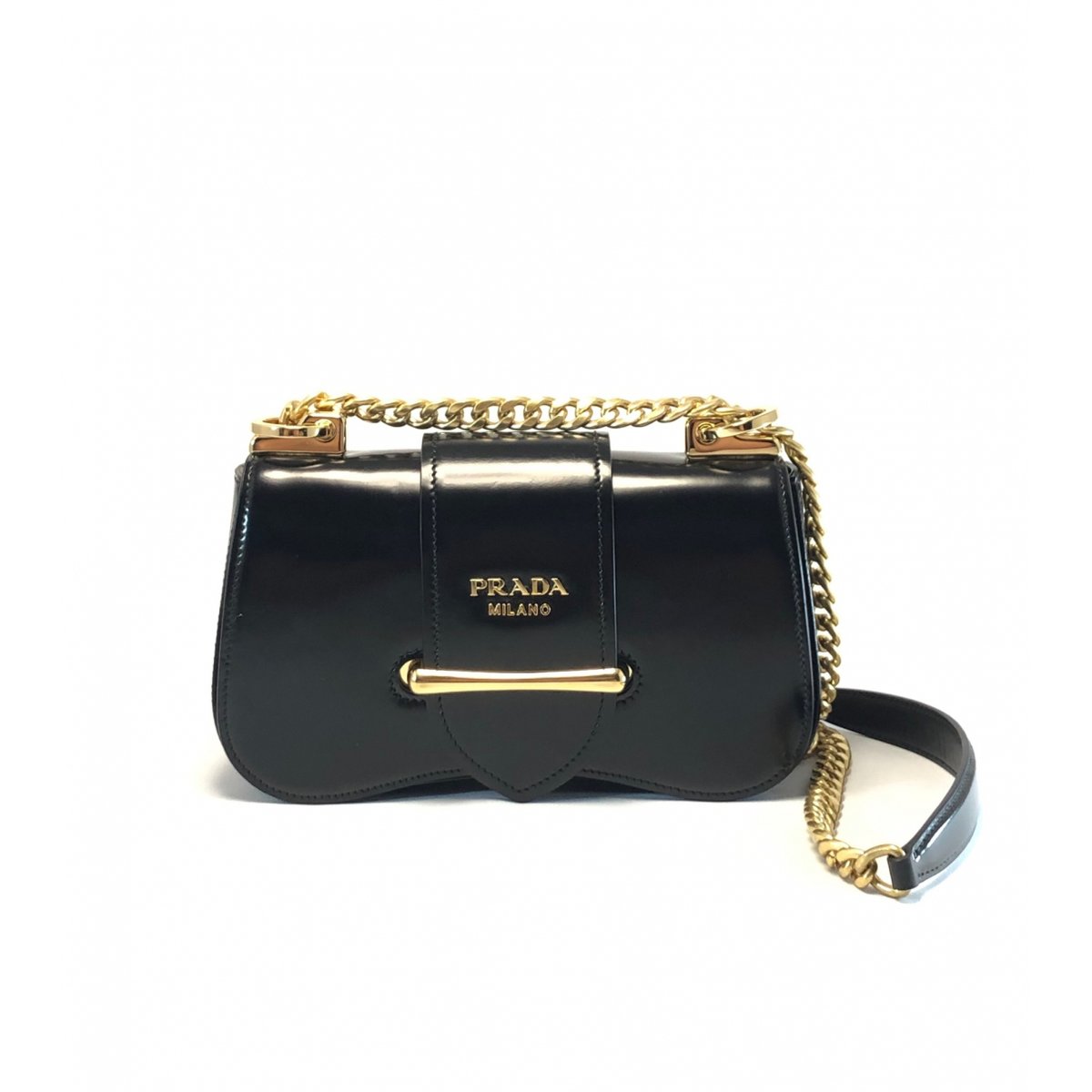 Cahier patent leather crossbody bag