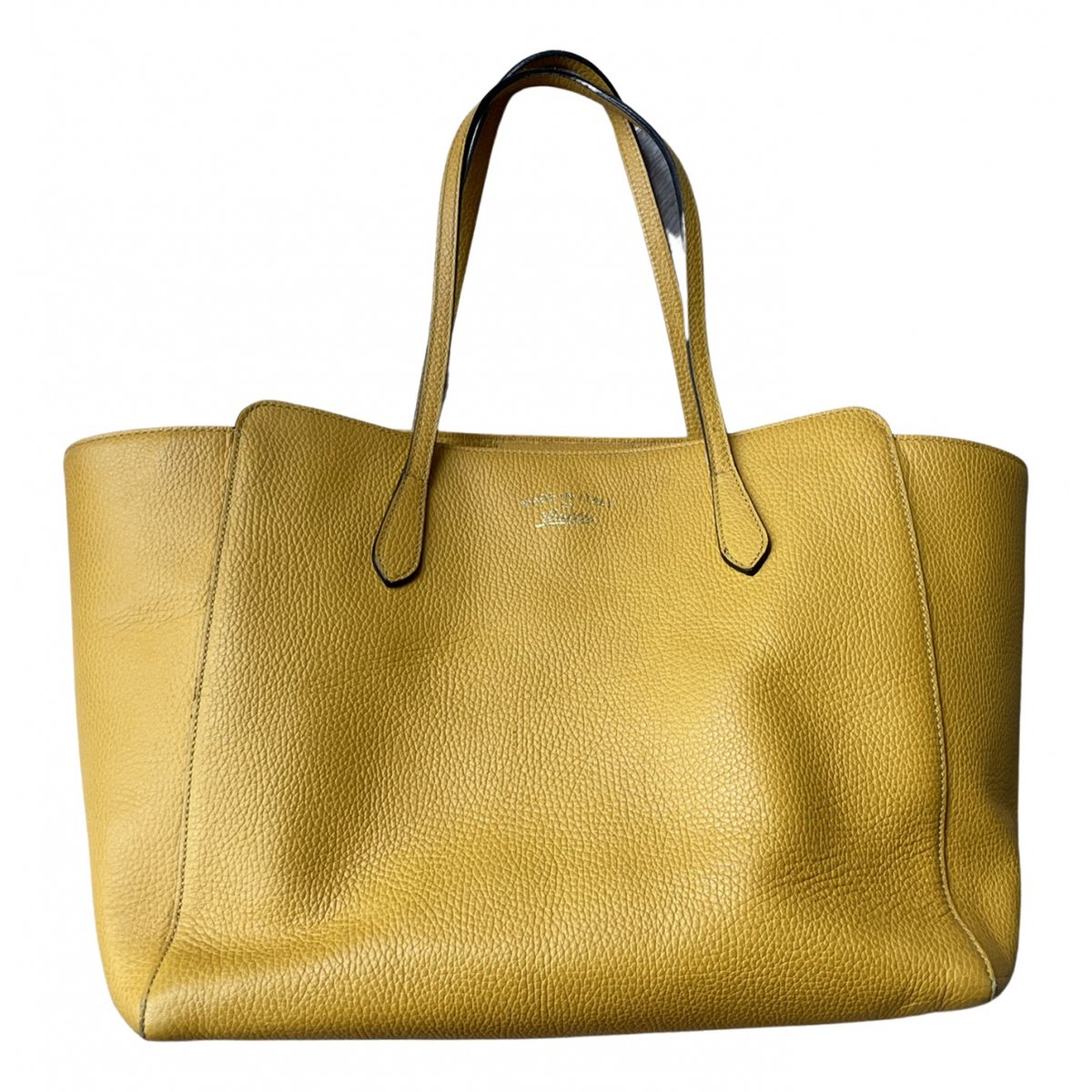 Swing leather tote