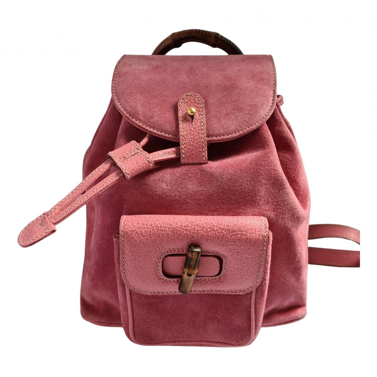 Bamboo Tassel Oval backpack