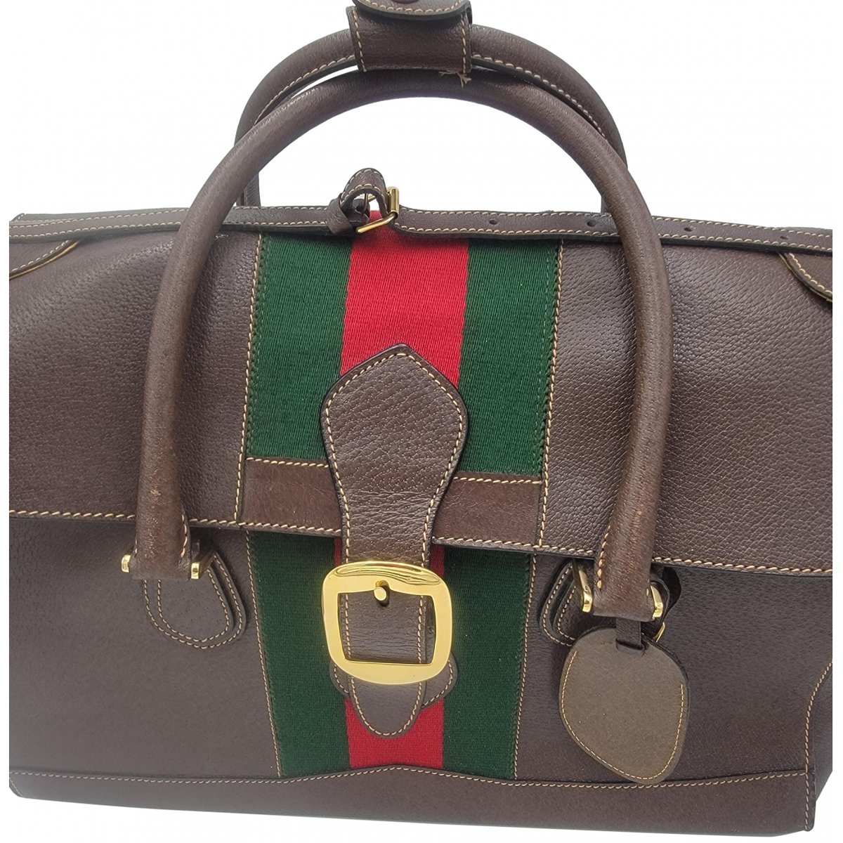 Blondie leather travel bag