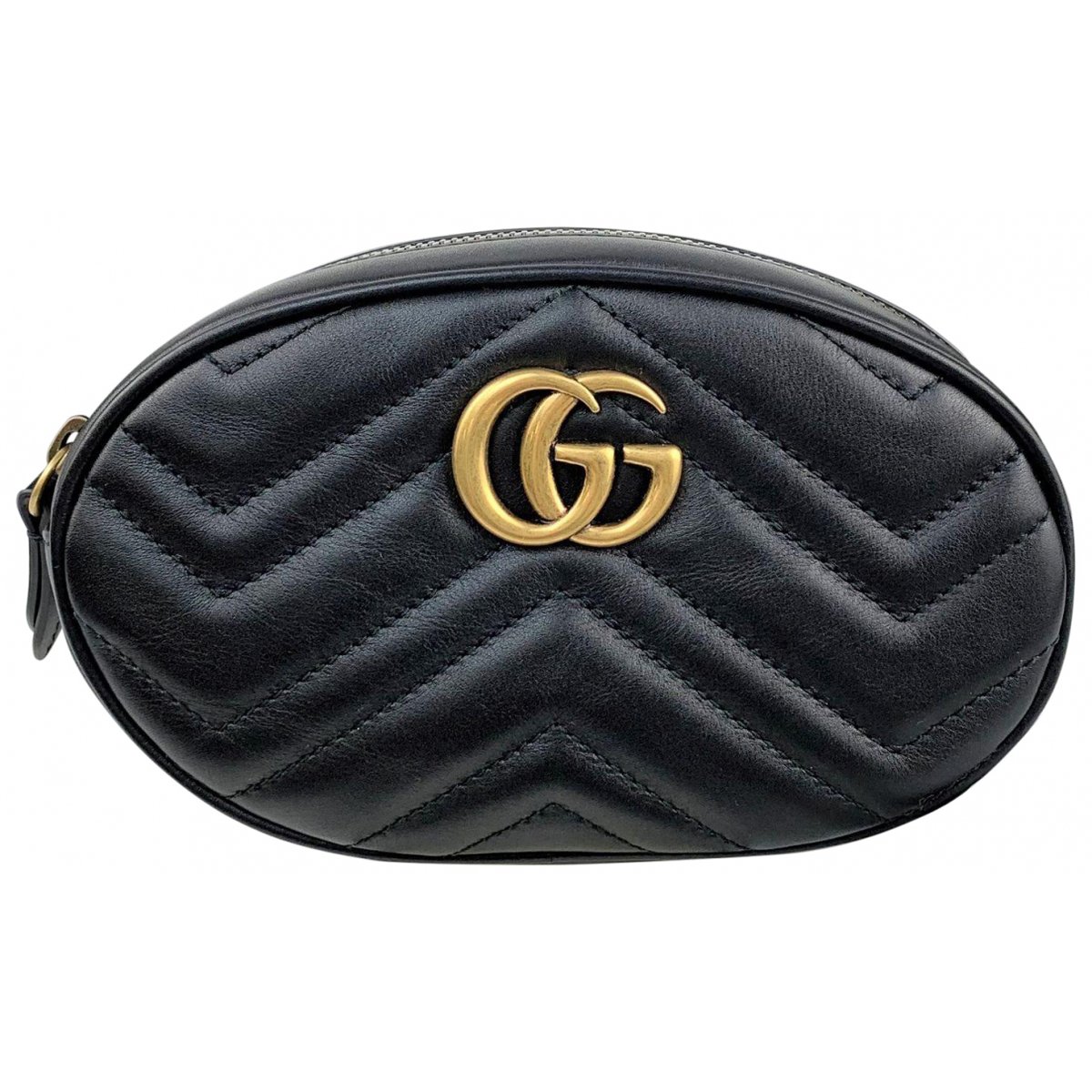 GG Marmont Oval leather handbag