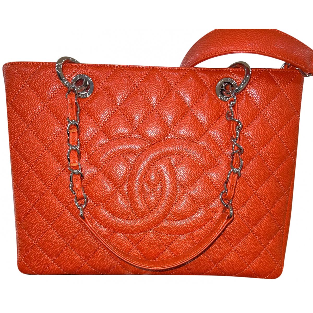 Grand shopping leather tote
