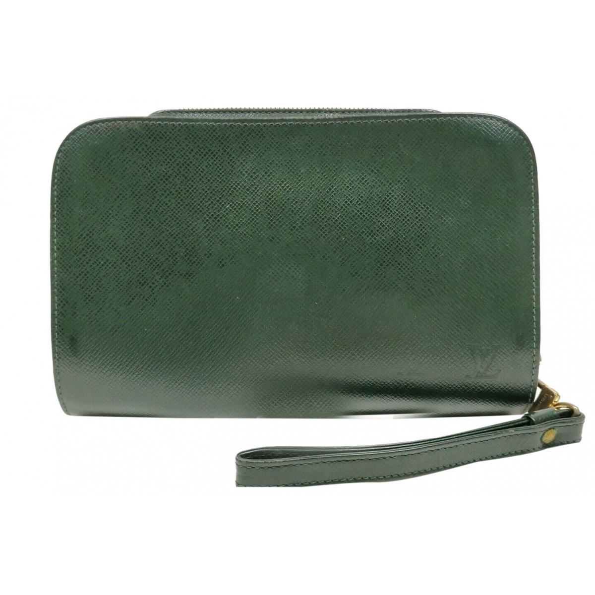 Pochette Voyage leather clutch bag