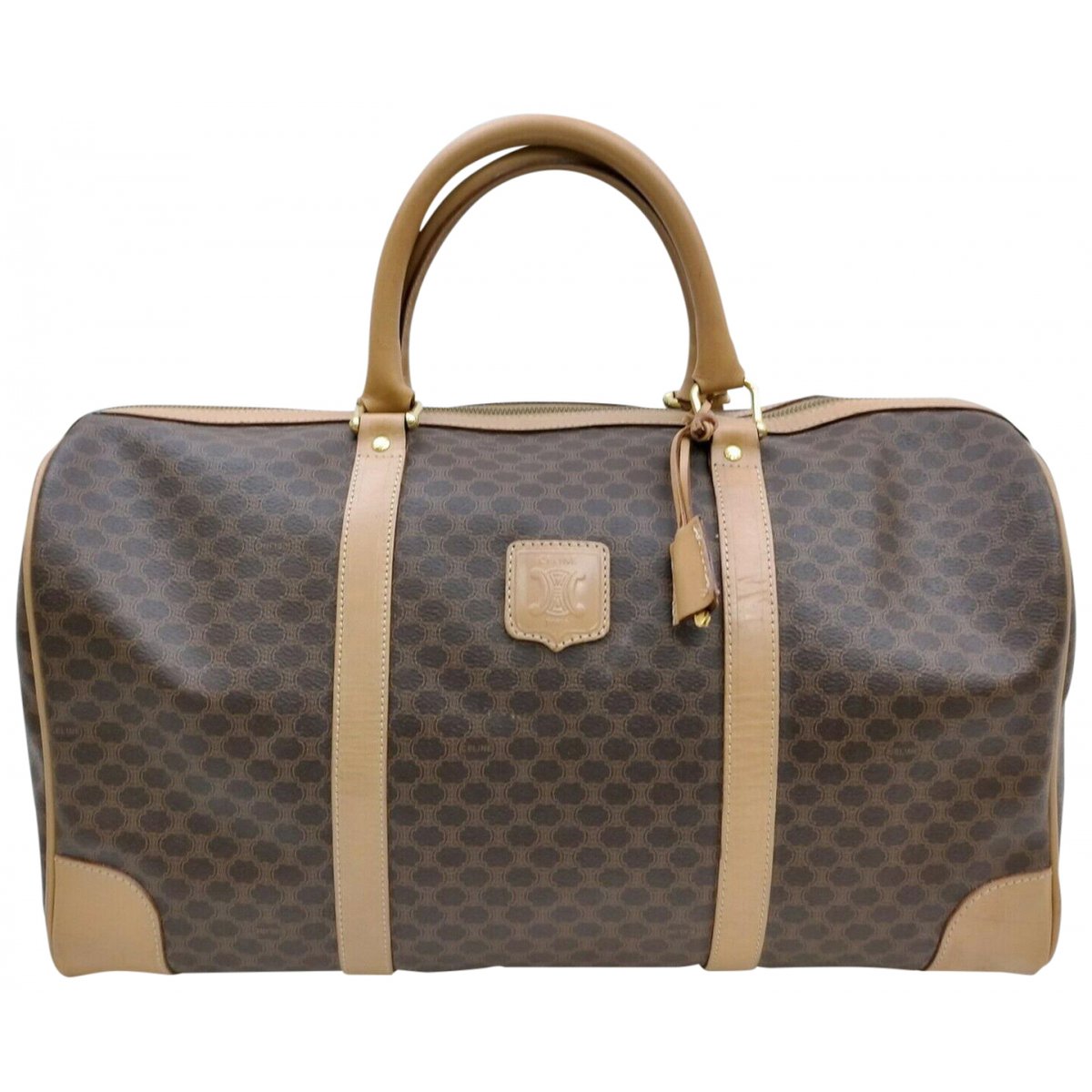 Gourmette leather handbag