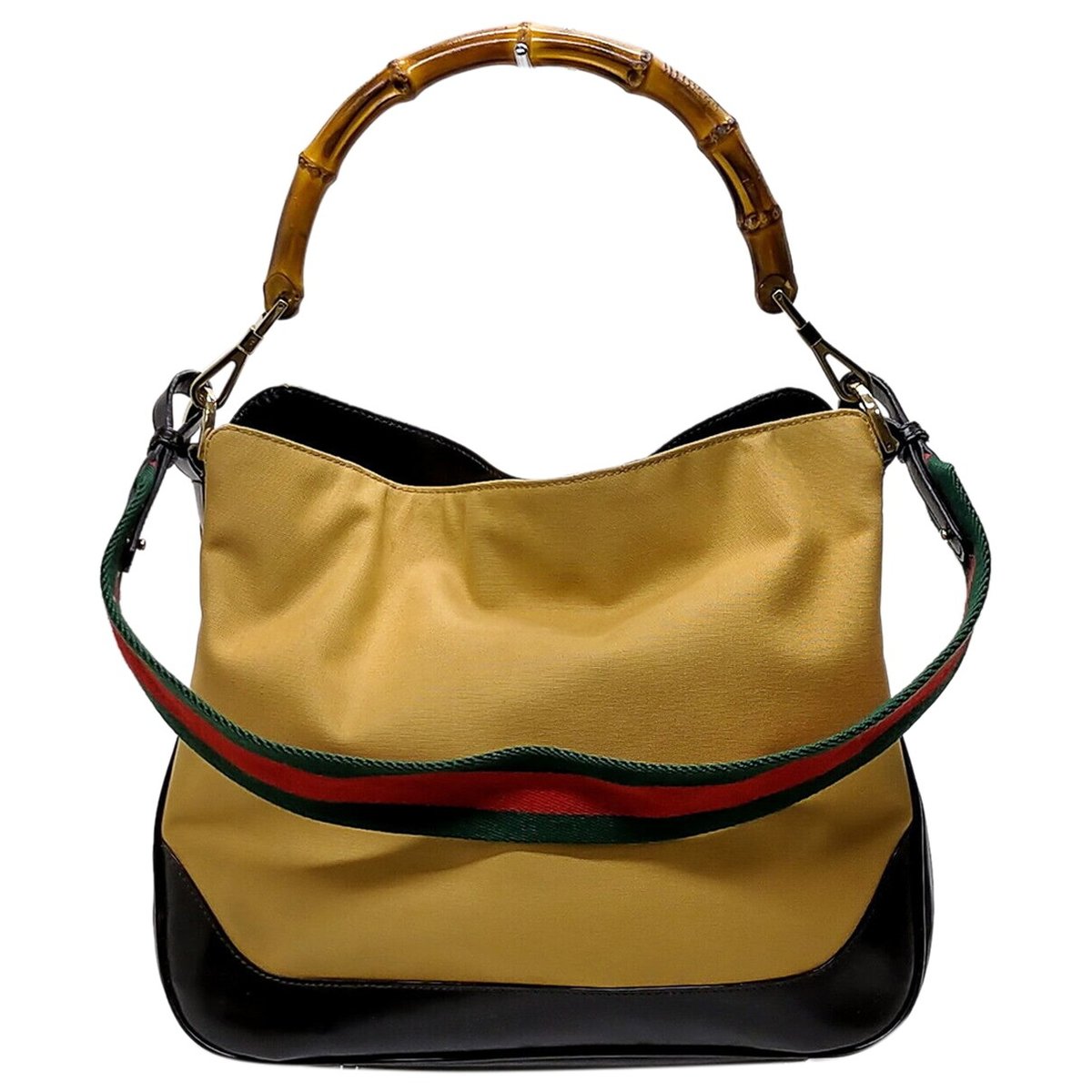 Bamboo Top Handle handbag